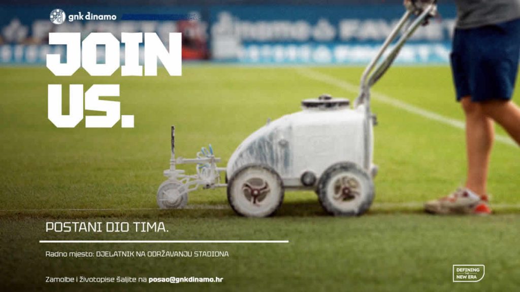 dinamo zagreb | oglas za posao "djelatnik za održavanje stadiona maksimir" | 2024.
