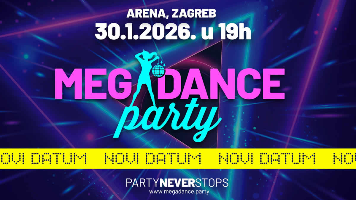 megadance party 2025 | odgoda koncerta