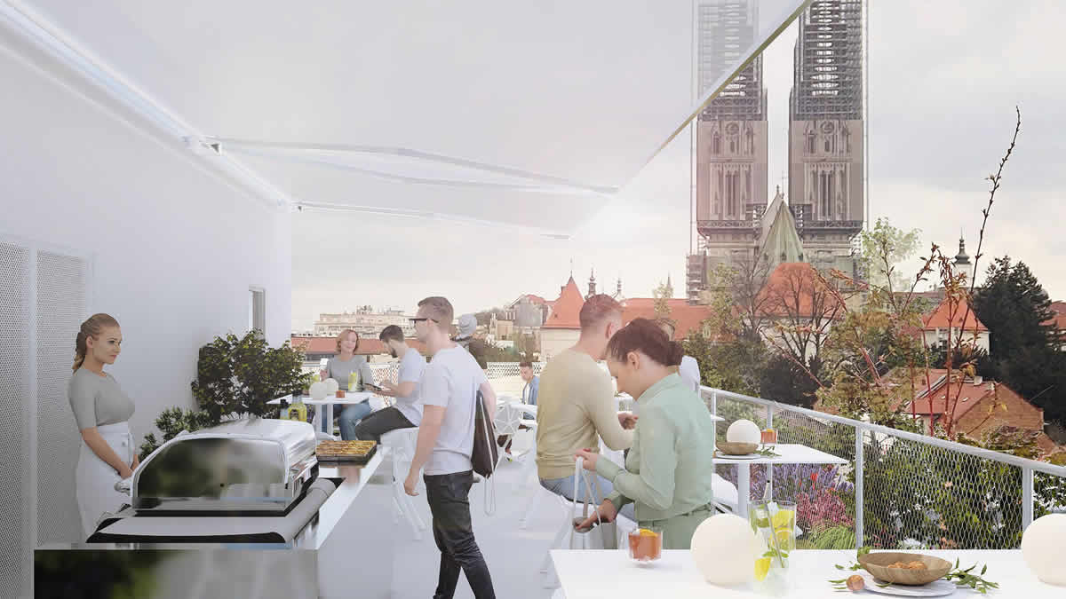 rooftop | stellar boutique modules zagreb | 2025.