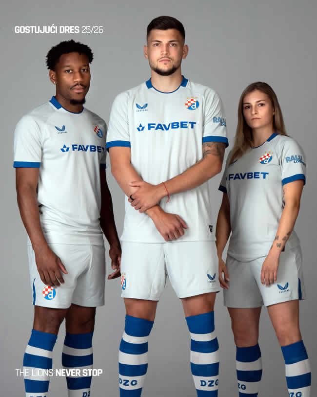 dinamo gostujući dres | castore | sezona 2025./2026.