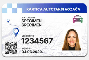 kartica autotaksi vozača | 2025.