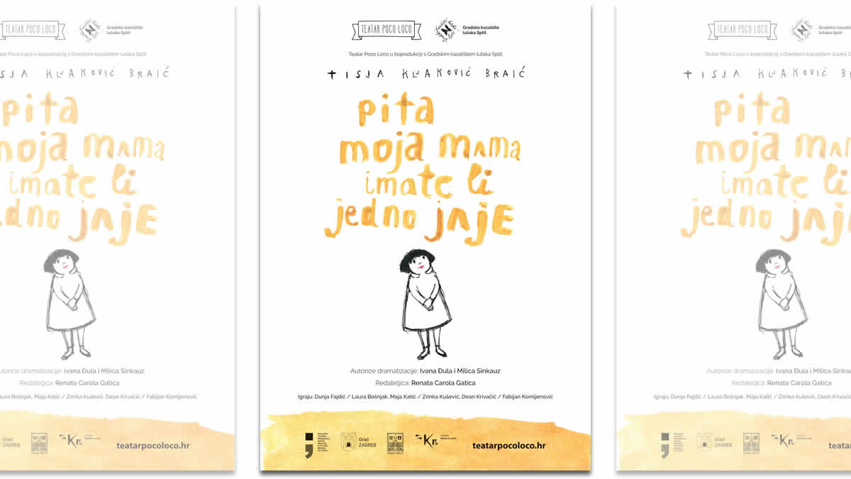 predstava "pita moja mama imate li jedno jaje | tisja kljaković braić | knap zagreb | 2025.