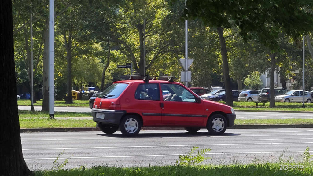 peugeot 106 | vatikanska ulica zagreb | 11.08.2025.