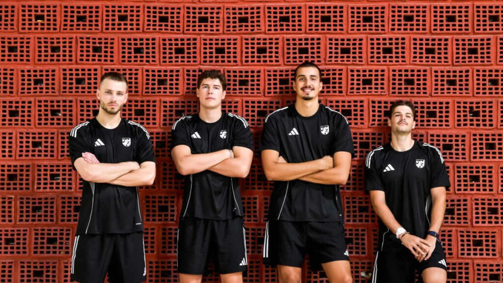 rukometni klub zagreb | adidas dres | ihar bialiauski - luka lovre klarica - matej mandić - filip glavaš
