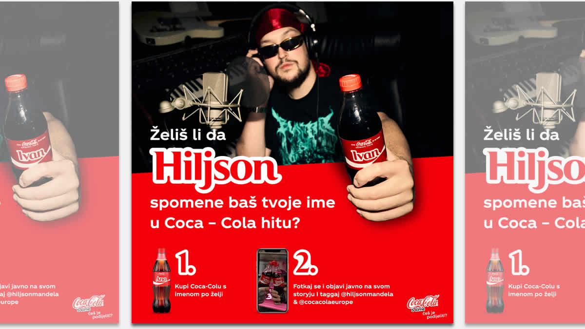 coca cola | kampanja "share a coke" | hiljson mandela | 2025.