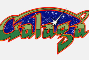 galaga | arcade game | logo | 1981.