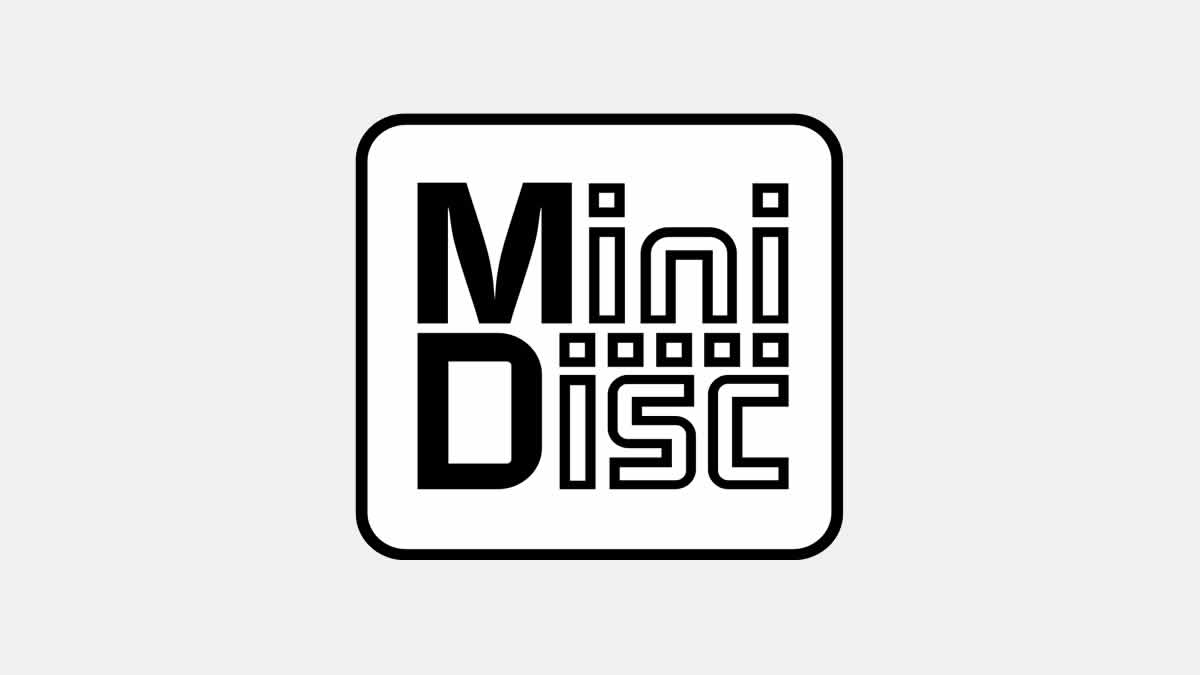sony minidisc | logo | 1992.