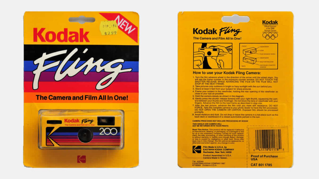 kodak fling | 1987.
