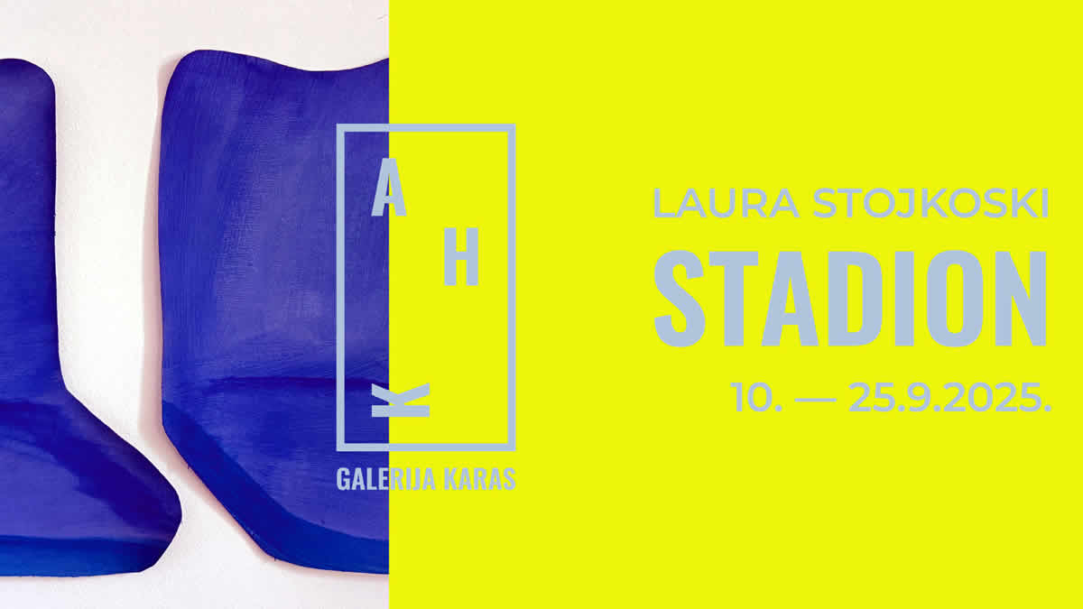 laura stojkoski | izložba "stadion" | galerija karas zagreb | 2025.