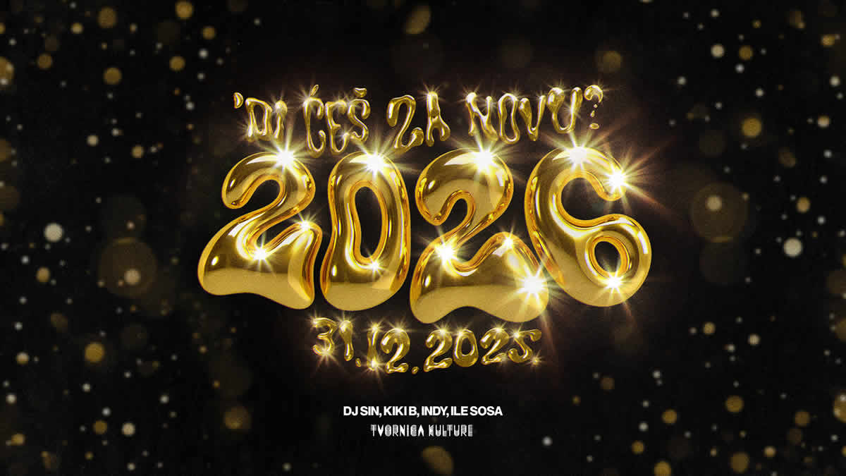 doček nove godine 2026 | tvornica kulture zagreb