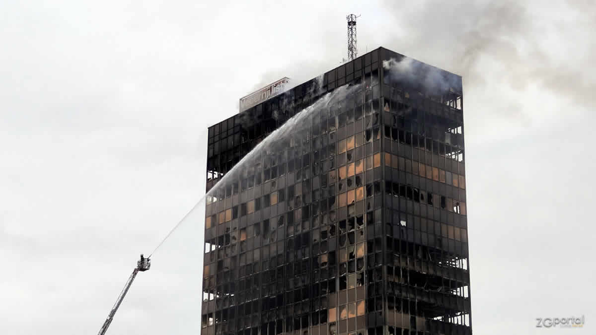 požar u vjesnikovom neboderu | 18.11.2025.