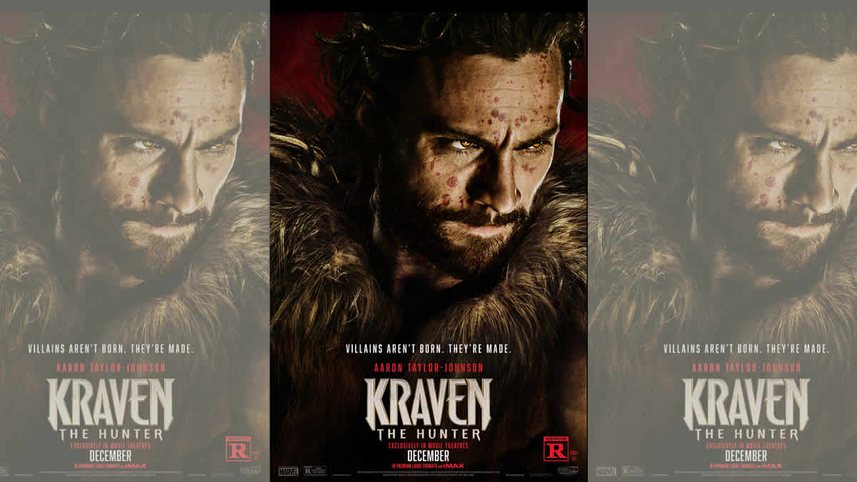 kraven the hunter | aaron taylor johnson | 2024.