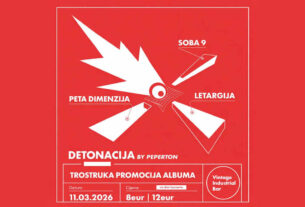 soba 9 - peta dimenzija - letargija | vintage industrial bar zagreb | 11.03.2026.