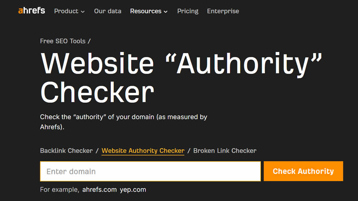 ahrefs domain rating | 2026.