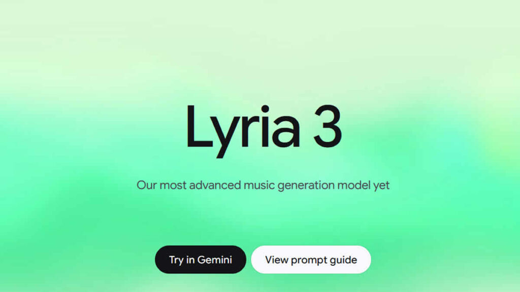 lyria 3 | google gemini ai | 2026.
