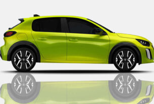 peugeot 208 style 100 | side view | 2026.