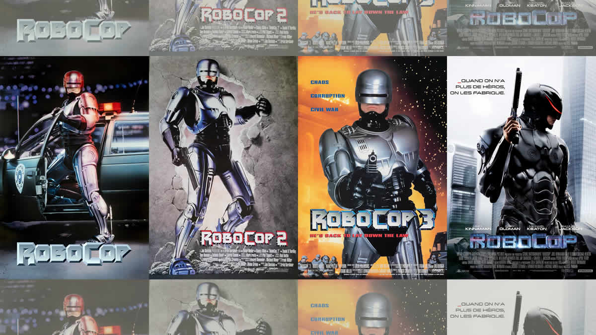 robocop | all movie poster | 1987. - 1990. - 1993. - 2014.