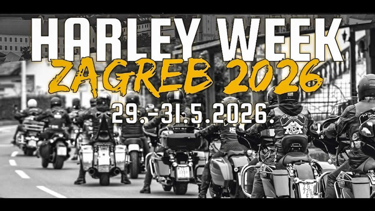 Harley Week Zagreb 2026 | Bundek postaje epicentar moto spektakla i slobode na dva kotača
