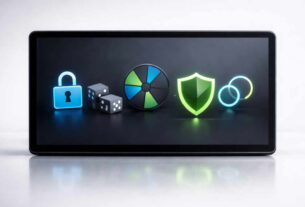 tablet with glossy icons | 2026.