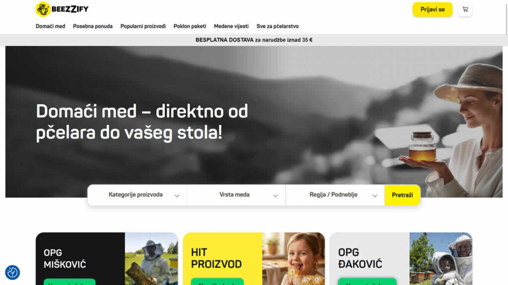 beezzify | domaći med direktno od pčelara do vašeg stola | 2026.