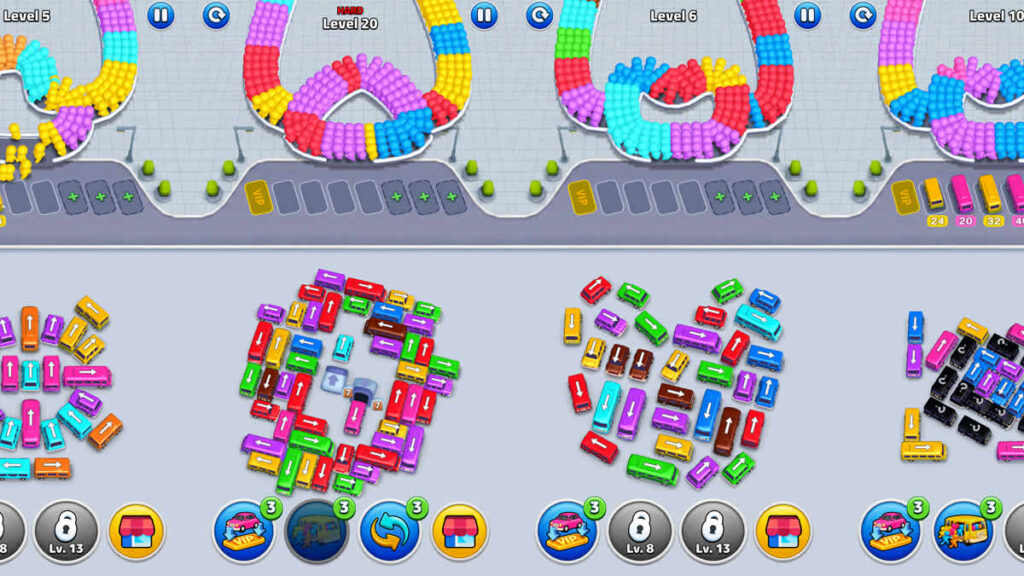 bus rush fever | puzzle games | 2025.
