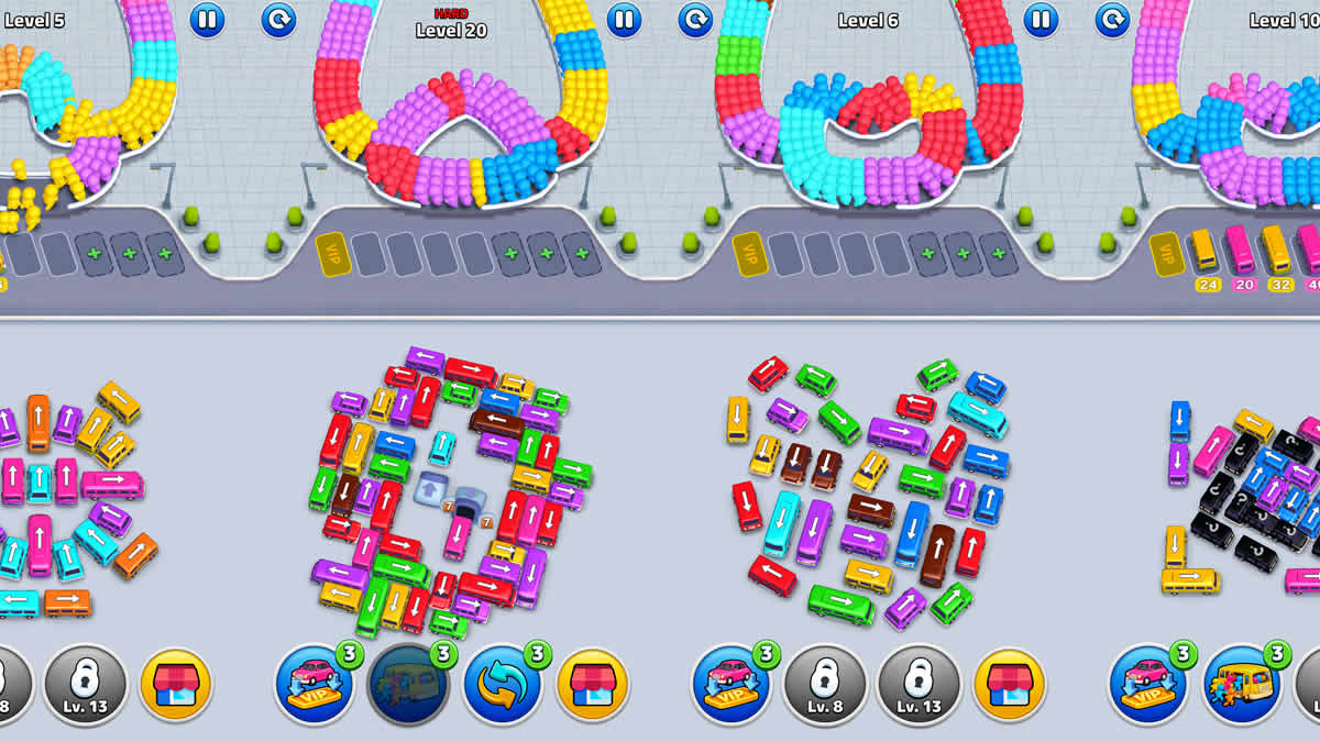 bus rush fever | puzzle games | 2025.