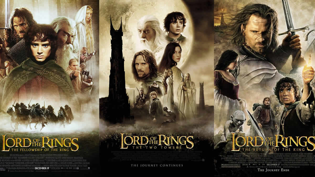the lord of the rings trilogy | 2001. - 2002. - 2003.