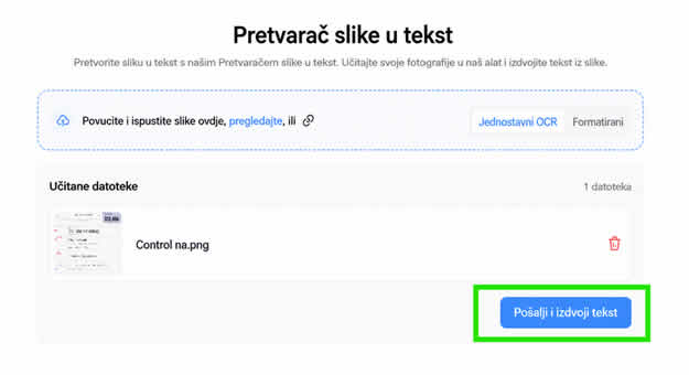 pretvarač slike u tekst
