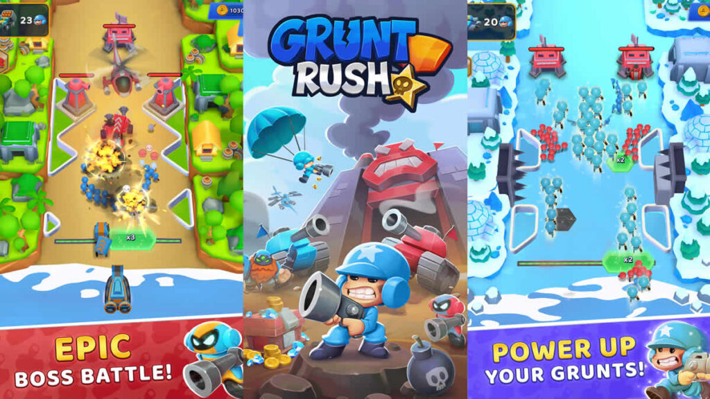 grunt rush: battle & conquer | steer studios | 2026.