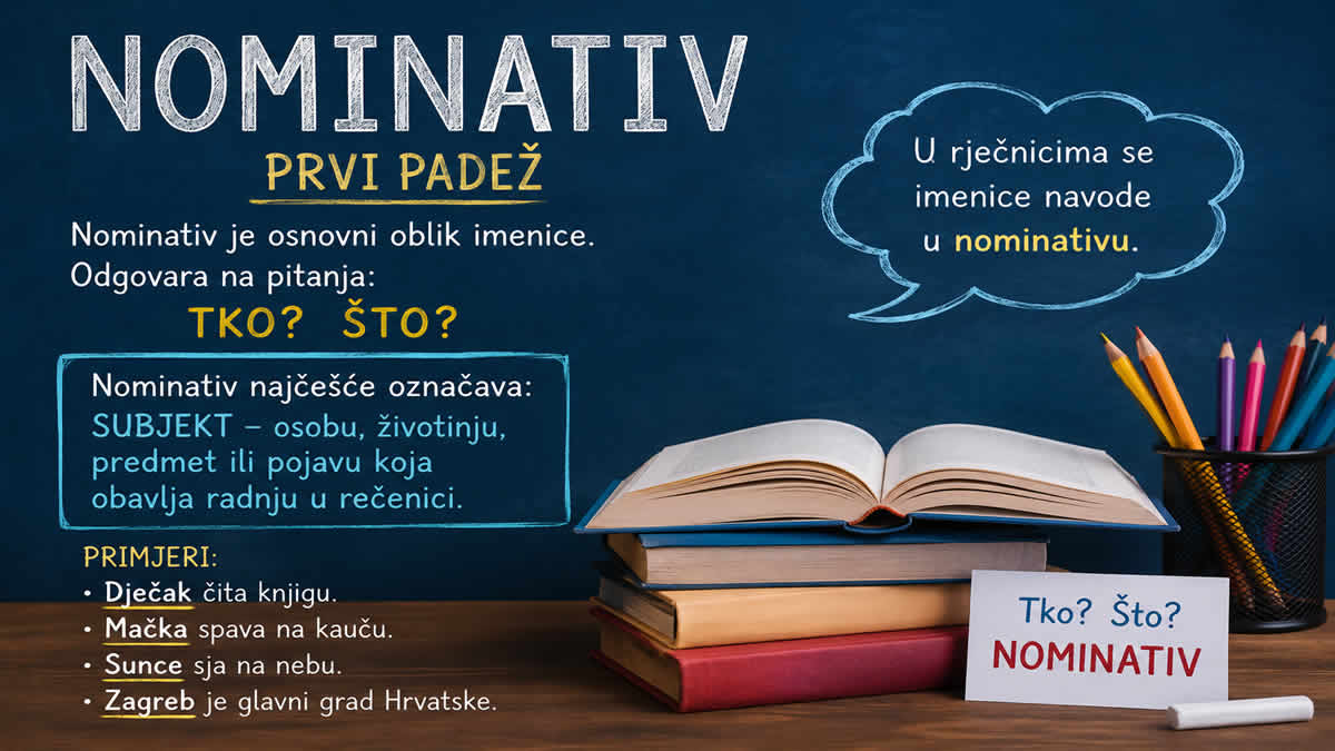 nominativ | hrvatski jezik | 2026.
