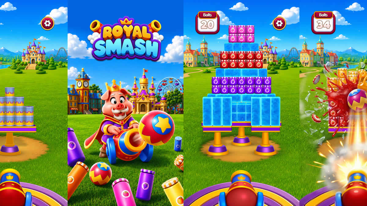 Royal Smash! – Physics Puzzle | Zarazna puzzle igra u kojoj je svaki precizan pogodak pravo zadovoljstvo