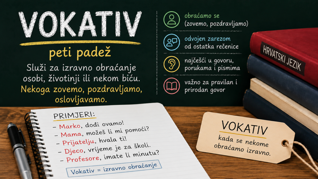 vokativ | hrvatski jezik | 2026.