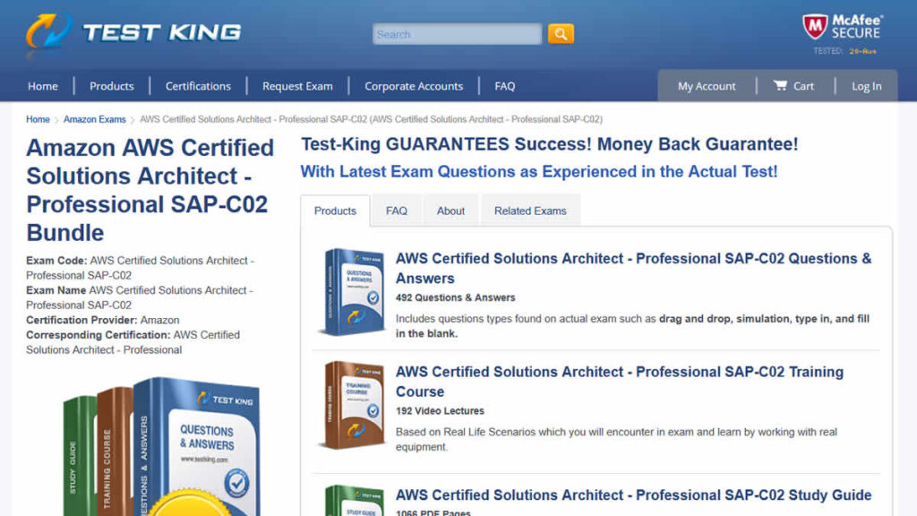 amazon aws certified solutions architect | professional sap-c02 bundle | 2026.