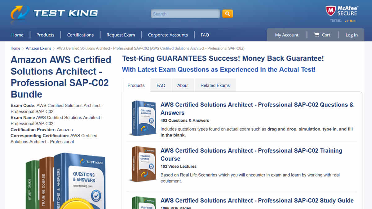 amazon aws certified solutions architect | professional sap-c02 bundle | 2026.
