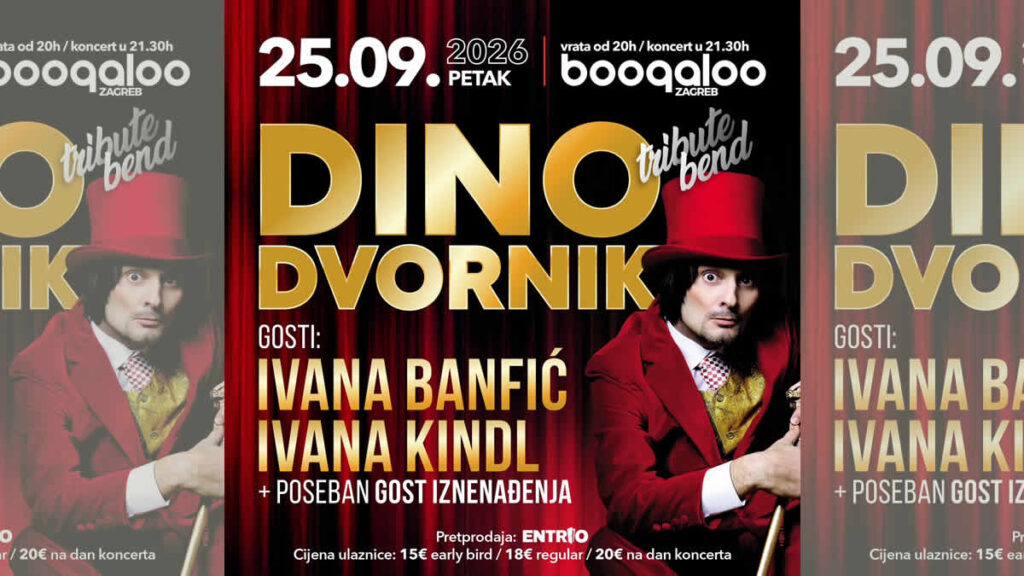dino dvornik tribute band | boogaloo zagreb | 25.09.2026.