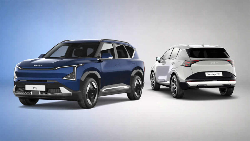 kia sportage storm & kia ev5 | 2025.