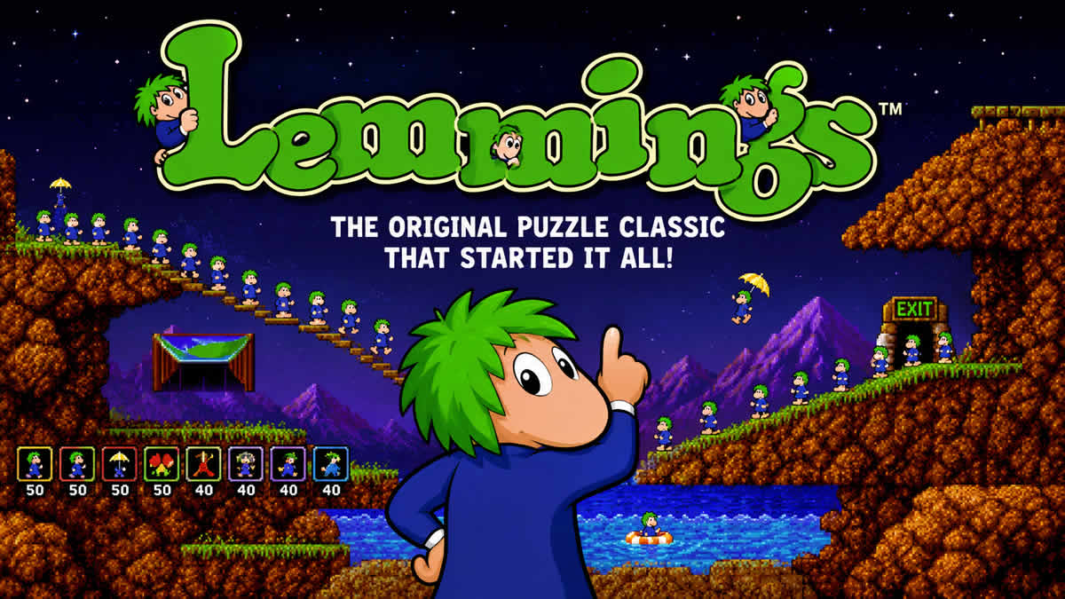 lemmings | dma design | 1991.