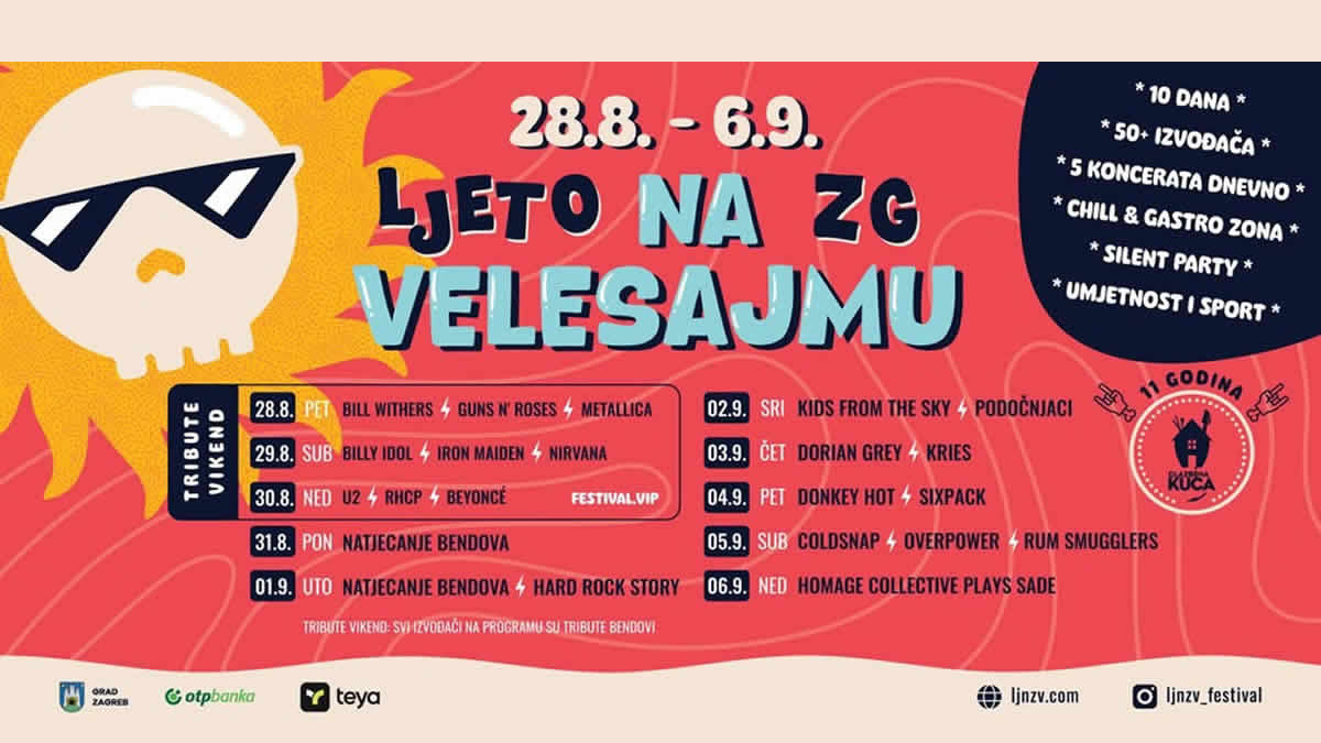 Ljeto na Zagrebačkom velesajmu 2026 | Deset dana glazbe, koncerata i festivalske atmosfere