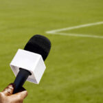 microphone on football pitch | 2006.