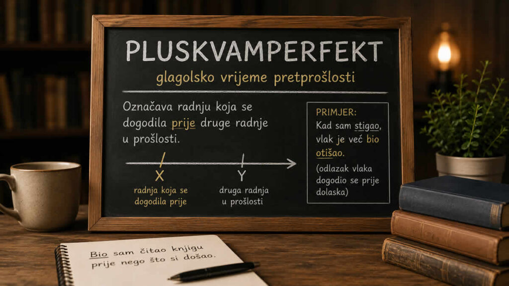 pluskvamperfekt | glagolsko vrijeme | hrvatski jezik | 2026.