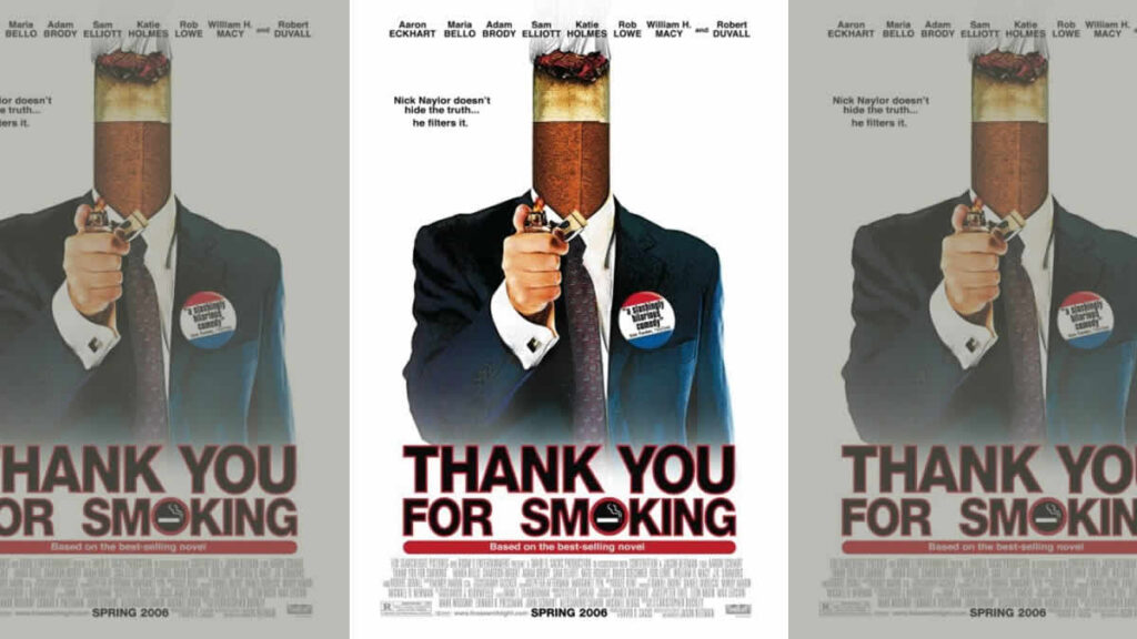 hvala što pušite | thank you for smoking | aaron eckhart | 2005.