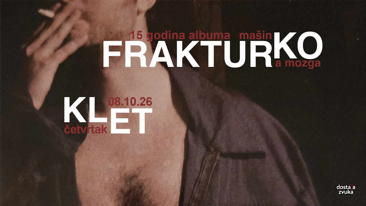 mašinko - frakturko | klet zagreb | 08.10.2026.