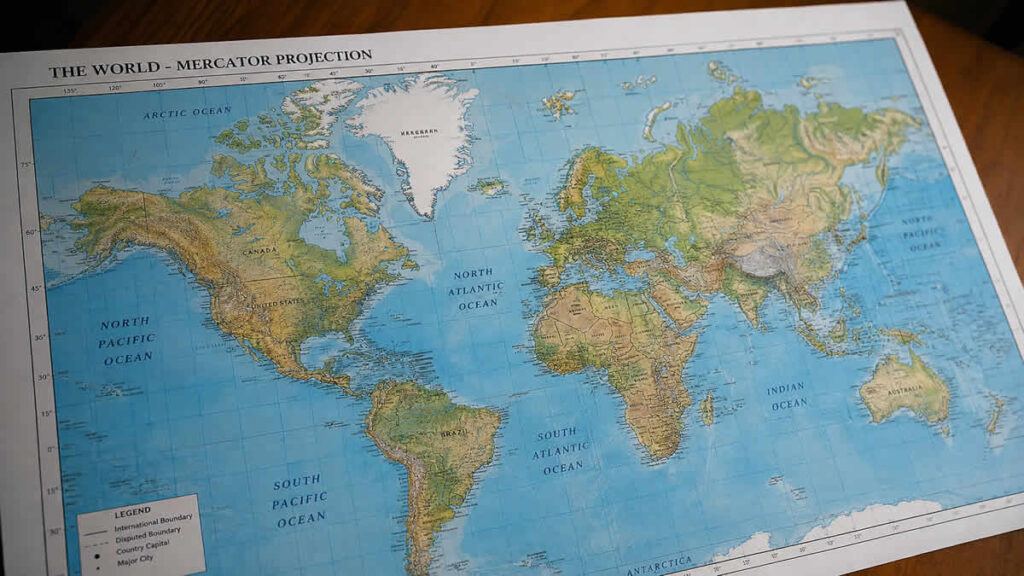 mercatorova projekcija | mercator projection | 2026.