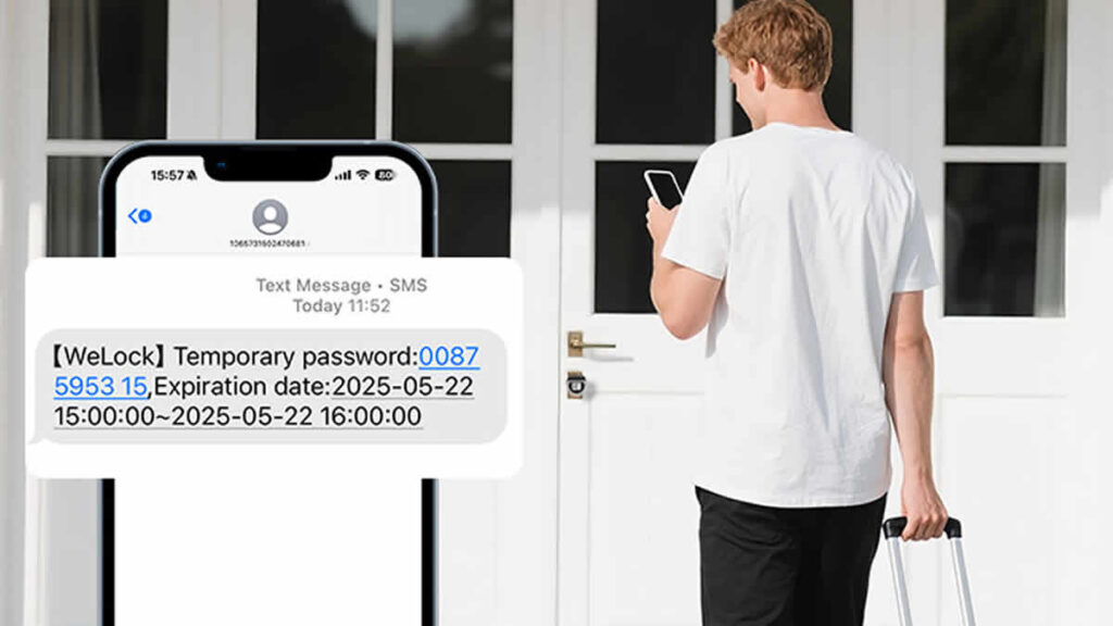 welock pcb41 smart lock | temporary password