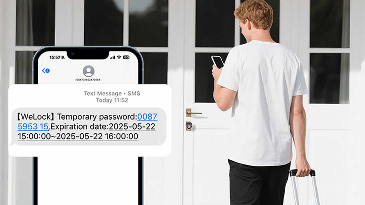 welock pcb41 smart lock | temporary password